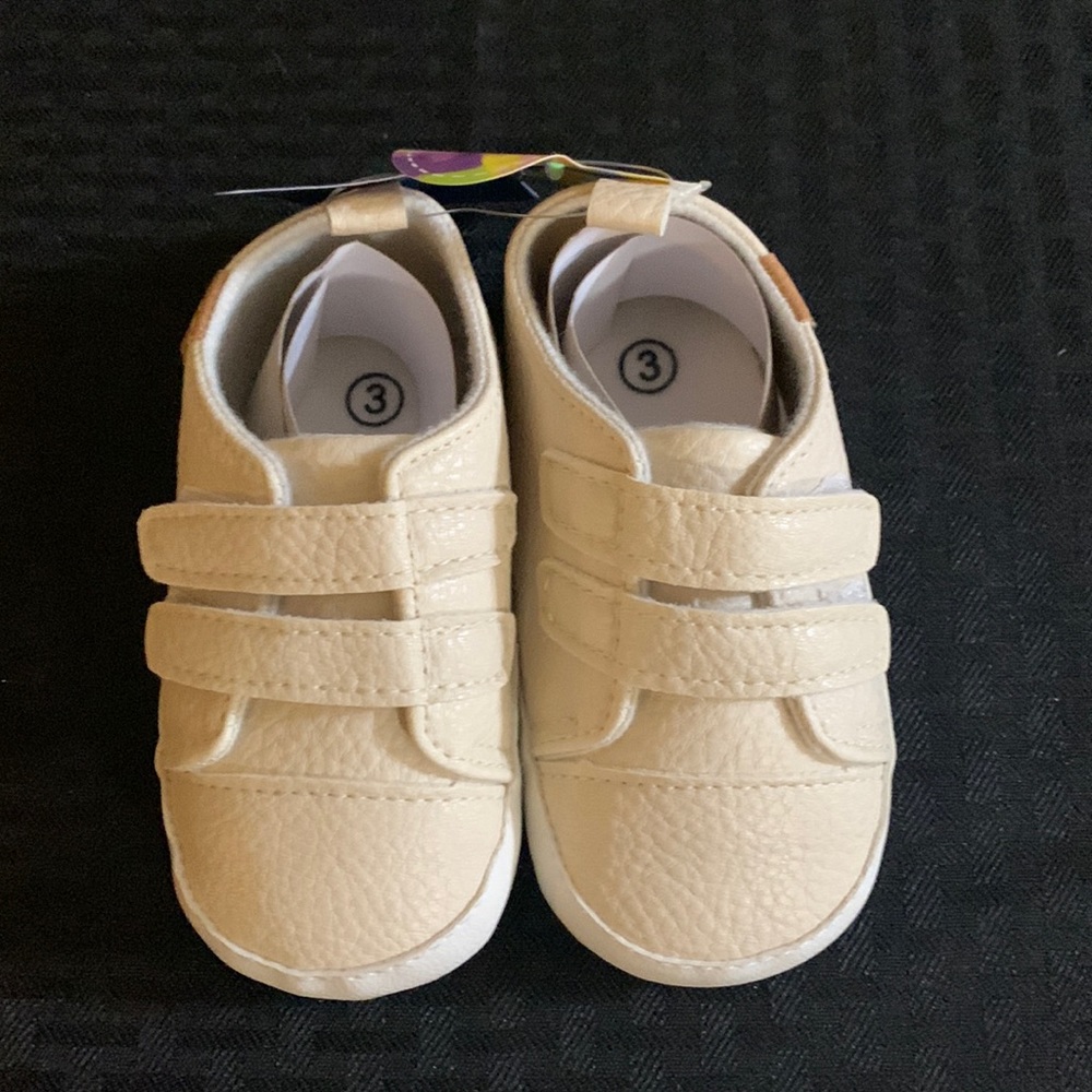 Valen -Sina Size 3Baby Boys/Girls High Top Ankle PU Leather Sneakers Sof…
